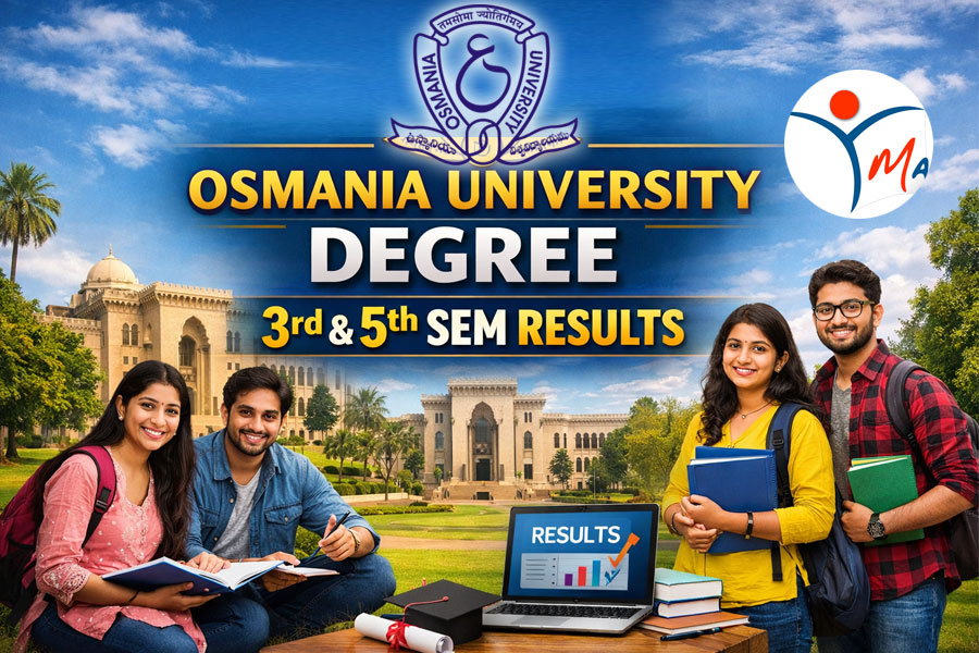 Osmania University Degree 3rd & 5th Sem Results